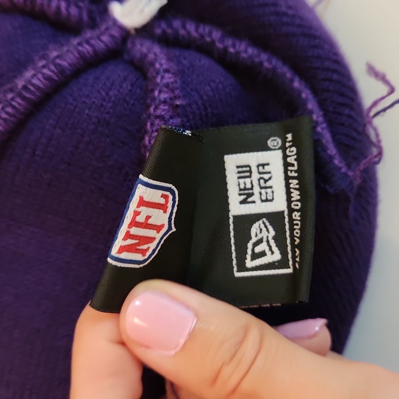 🏈 NFL Minnesota Vikings hat / tuque / beannie - Picture 6 of 7